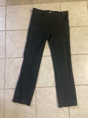 Betabrand Beta Brand Gray Dress Pant Yoga Pant Size XL Lots of Pockets